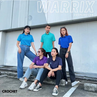 เสื้อโปโล Warrix  รุ่น Place34 (สีดำ กรมท่า เทา)