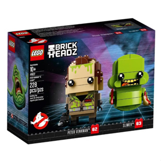 LEGO® BrickHeadz 41622 Peter Venkman™ &amp; Slimer™ - เลโก้ใหม่ ของแท้ 💯% กล่องสวย พร้อมส่ง