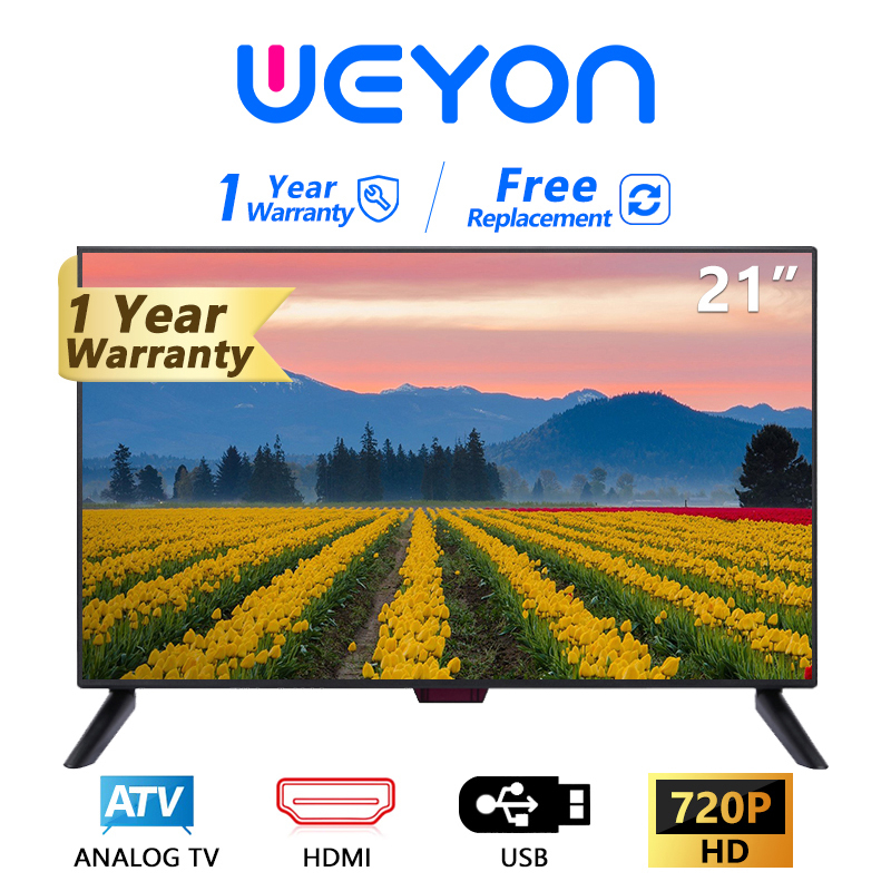 รูปภาพสินค้าแรกของWEYON ทีวี 21นิ้ว มัลติฟังก์ชั่ HD Ready LED TV (รุ่น W21-2ทีวีจอแบน) 21'' โทรทัศน์ ทีวี