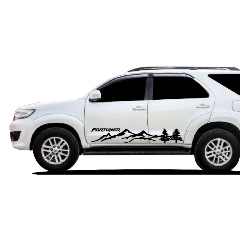 สติกเกอร์ติดรถ-toyota-fortuner-สติกเกอร์ลายภูเขา-ติดได้ทั้งรุ่นเก่าและรุ่นใหม่