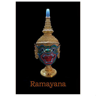 หัวโขน รามเกียรติ์ Ramayana Ban Ruk Pali Head Statue (พาลี) (1/1 Wearable)
