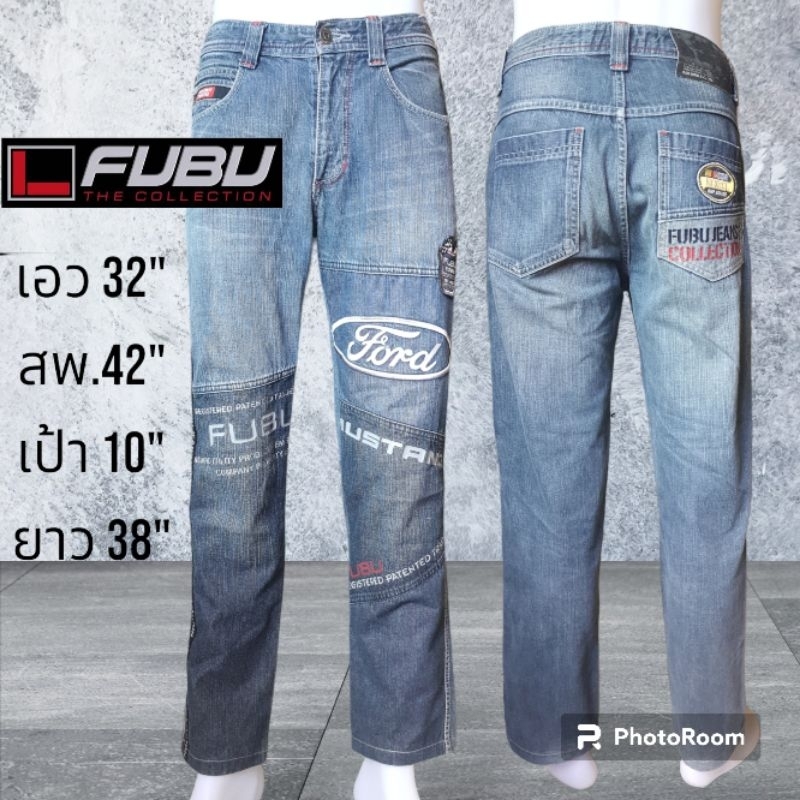 กางเกงยีนส์ชาย-แบรนด์-fubu-jeans-collection-nascar-fubu-jeans-งานหายาก-1992-กางกงยีนส์-กางเกงยีนส์ราคาถูก