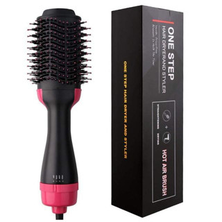 แปรงหวีไดร์ผมไฟฟ้า หวีไดร์ แปรงไดร์ ไดร์ตรง เป่าแห้งทำวอลลุ่ม One Step Hair Dryer and Styler 4in1