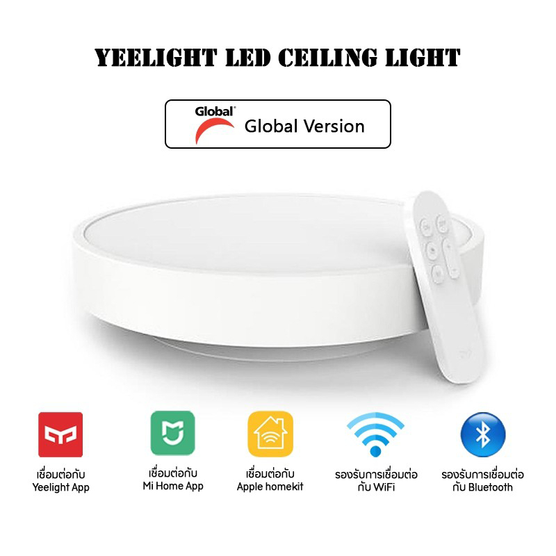 yeelight-led-ceiling-light-pro-โคมไฟแอลอีดีอัจฉริยะ-ของแท้-ประกันศูนย์-1ปี