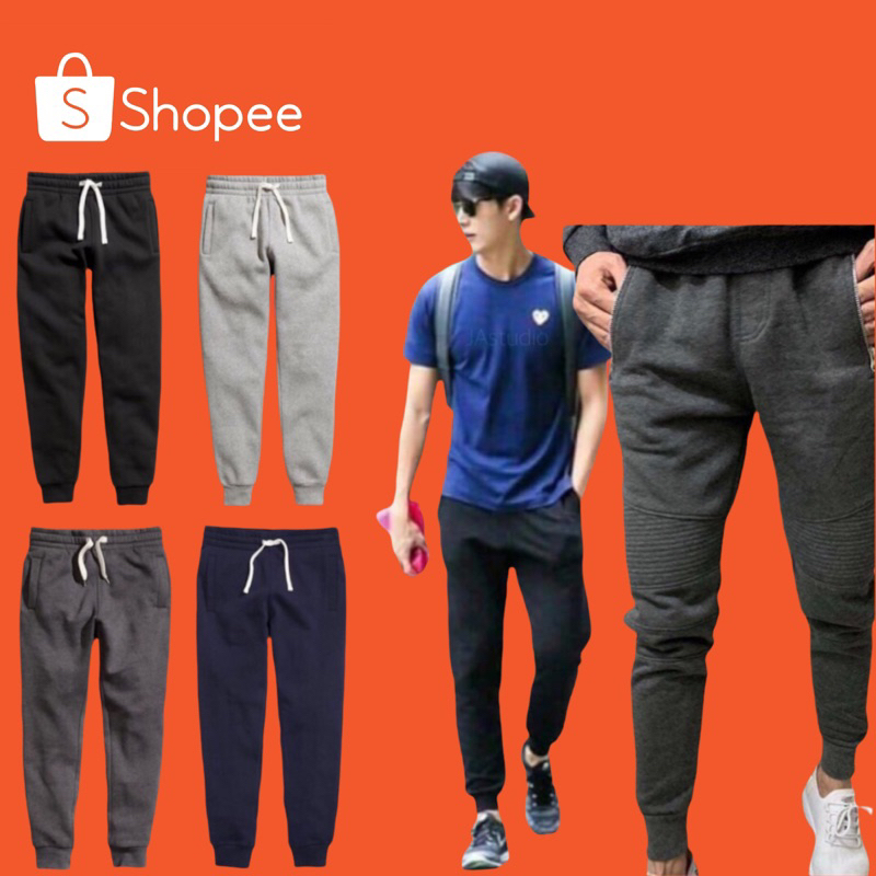 ราคาและรีวิว️F02 ️กางเกงขายาว Jogger กางเกงวอร์มS-2XL รับประกันคุณภาพ