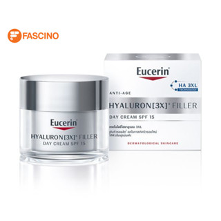 Eucerin HYALURON [3X]+ FILLER DAY BRIGHT CREAM SPF 30 50 ML ยูเซอริน ไฮยาลูรอน ครีมบำรุงผิวหน้า ลดเลือนริ้วรอย ยกกระชับ