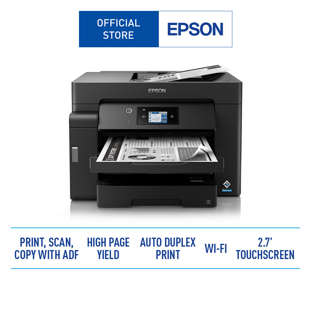 Epson EcoTank Monochrome M15140 A3 Wi-Fi Duplex All-in-One Ink Tank ...
