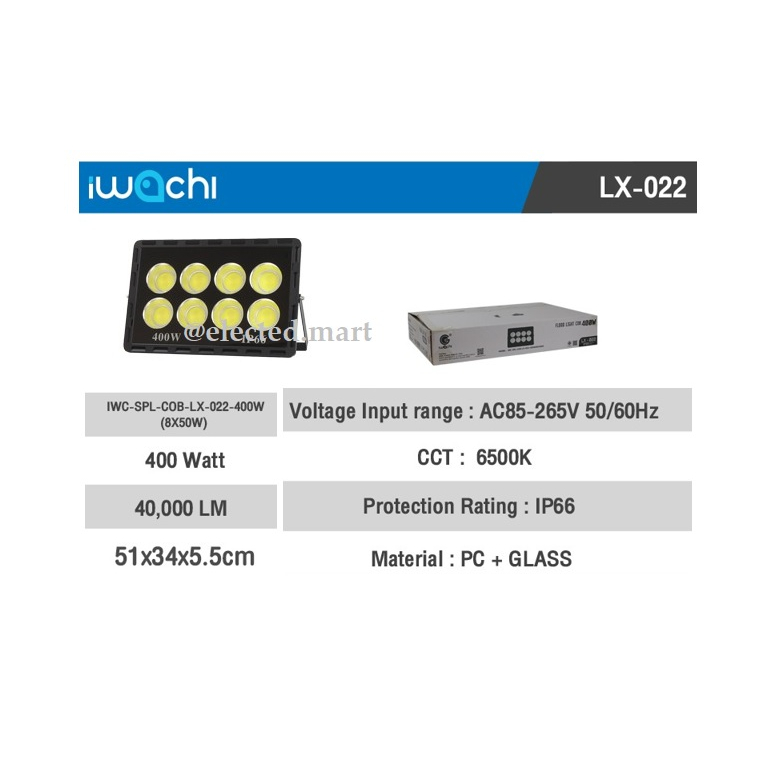 iwachi-สปอร์ตไลท์-400w-รุ่น-cob-iwc-spl-cob-lx-022-400w-8x50w