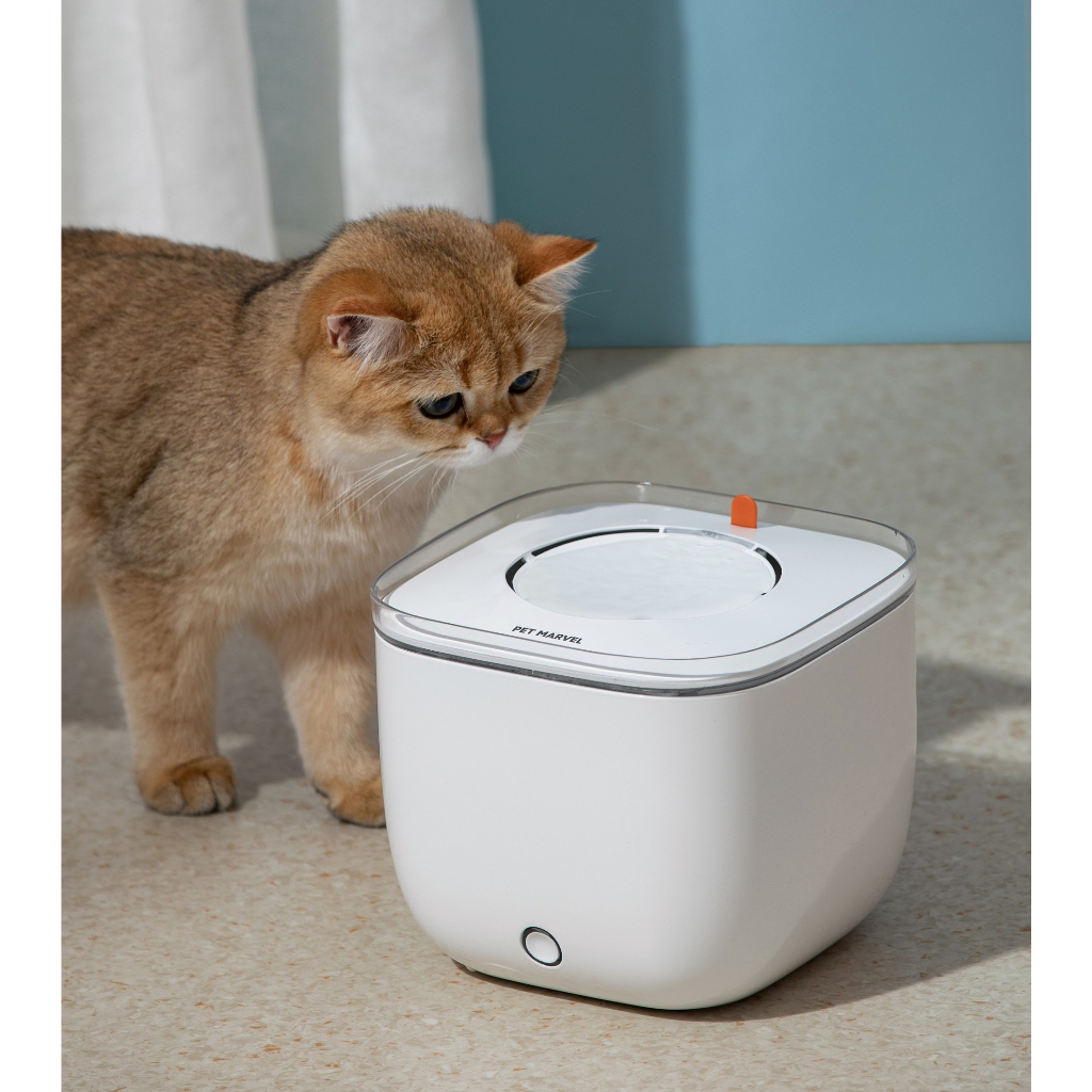 รองรับเฉพาะios-pet-marvel-smart-water-dispenser-light-cloud-white-น้ำพุอัตโนมัติ-รุ่นปั้มน้ำไร้สาย