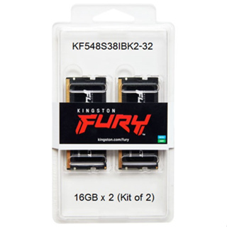 Kingston RAM DDR5 FURY 4800 NB 32GB(16GB x 2)  & 64GB (32GB x 2) : Kits DDR5-4800 CL38 262-Pin SODIMM Kit