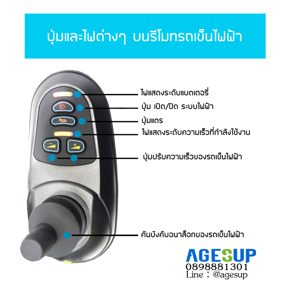 รถเข็นวีลแชร์ไฟฟ้า-ผู้สูงอายุ-น้ำหนักเบา-15-กก-รุ่น-light-falcon