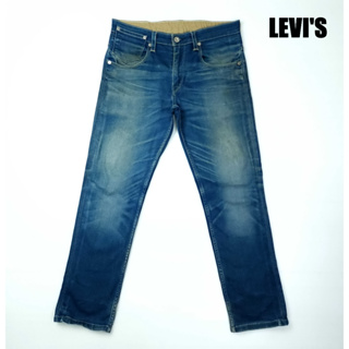 ยีนส์ลีวายส์ Levis 511 เอว 34 เฟดสนิม ผ้ายืด ขากระบอกเล็ก