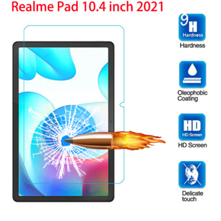 ฟิล์มกระจก นิรภัย เต็มจอ เรียวมี แพด10.4 (2021) หน้าจอ10.4 นิ้ว For Realme Pad 10.4 / Realme Pad10.4 (RMP2102 / RMP2103)