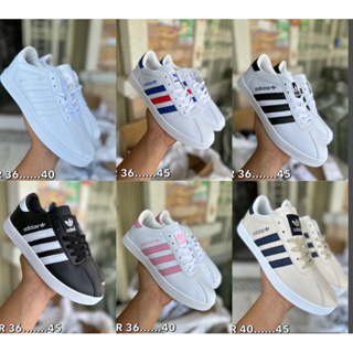 🍀⭐️รองเท้าผ้าใบadidas แบบหนังสินค้าพร้อมส่ง มี36-45☘️😘