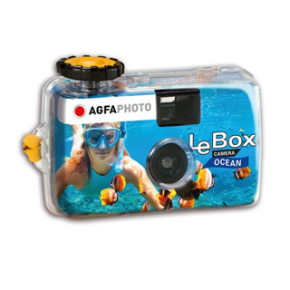 AgfaPhoto LeBox Ocean 400/27 Exposures Disposable Camera ลงน้ำได้ลึก 3 เมตร