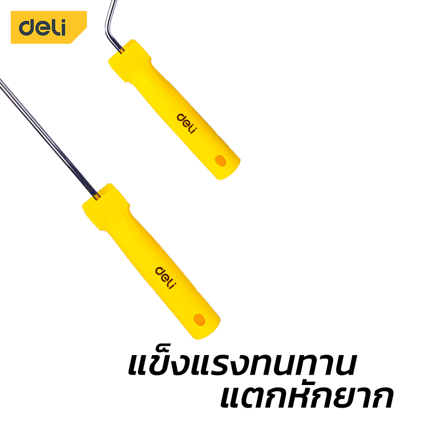 ลูกกลิ้งทาสี-ลูกกลิ้งทาผนัง-ลูกกลิ้งสี-ลูกกลิ้ง-อุปกรณ์ทาสีผนัง-cylinder-brush-4ขนาด-ขนนุ่ม-ไร้ตะเข็บ-alizwellmart