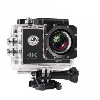 New พร้อมส่งกล้องติดหมวกกันน็อคกันน้ำ Sport Cam 4K UHD with WIFI (Sports / Action Camera) กันน้ำ 30m