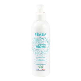 BEABA ครีมทำความสะอาดผิวหน้าและผิวกาย ชนิดไม่ต้องล้างน้ำออก Face and Body Cleansing Milk With Organic Sweet Almond Oil