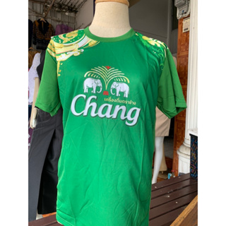 เสื้อยืดเบียร์ช้างพิมพ์ลาย