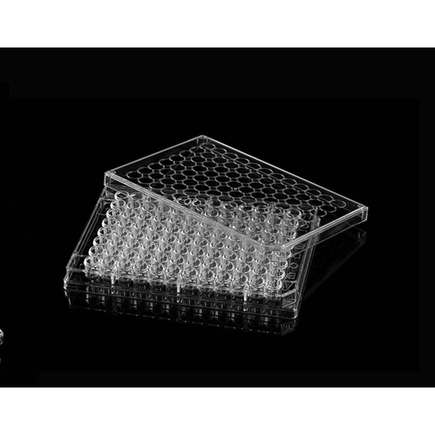 96 Well Cell Culture Plate จานหลุมไมโครเพลท พลาสติกใส ปราศจากเชื้อ 96