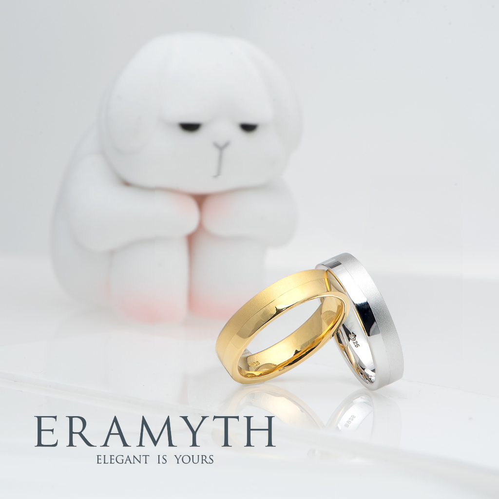 eramyth-jewelry-แหวนคู่-silver-925-ดีไซน์-ฟ่นทรายครึ่งวง-คอลเลคชั่น-น้องอ้วน-รัหส-pi-0001-0002-สินค้าพร้อมส่งจ้า