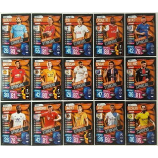 Match Attax 2019/20 15ใบ SUPER BOOST STRIKERS, GAME CHANGER, SUPER STAR