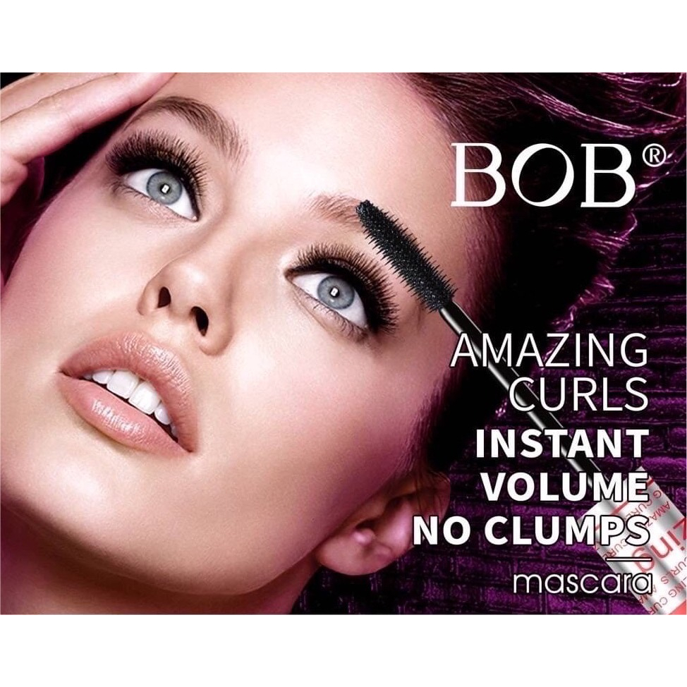 bob-amazing-curls-instant-volume-no-clumps-mascara-บีโอบี-มาสคาร่า-แท่งแดง-ขนตางอนเด้ง