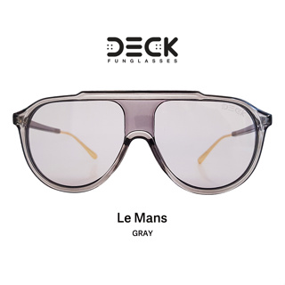 DECK FUNGLASSES แว่นตากันแดด- รุ่น Lemans Gray