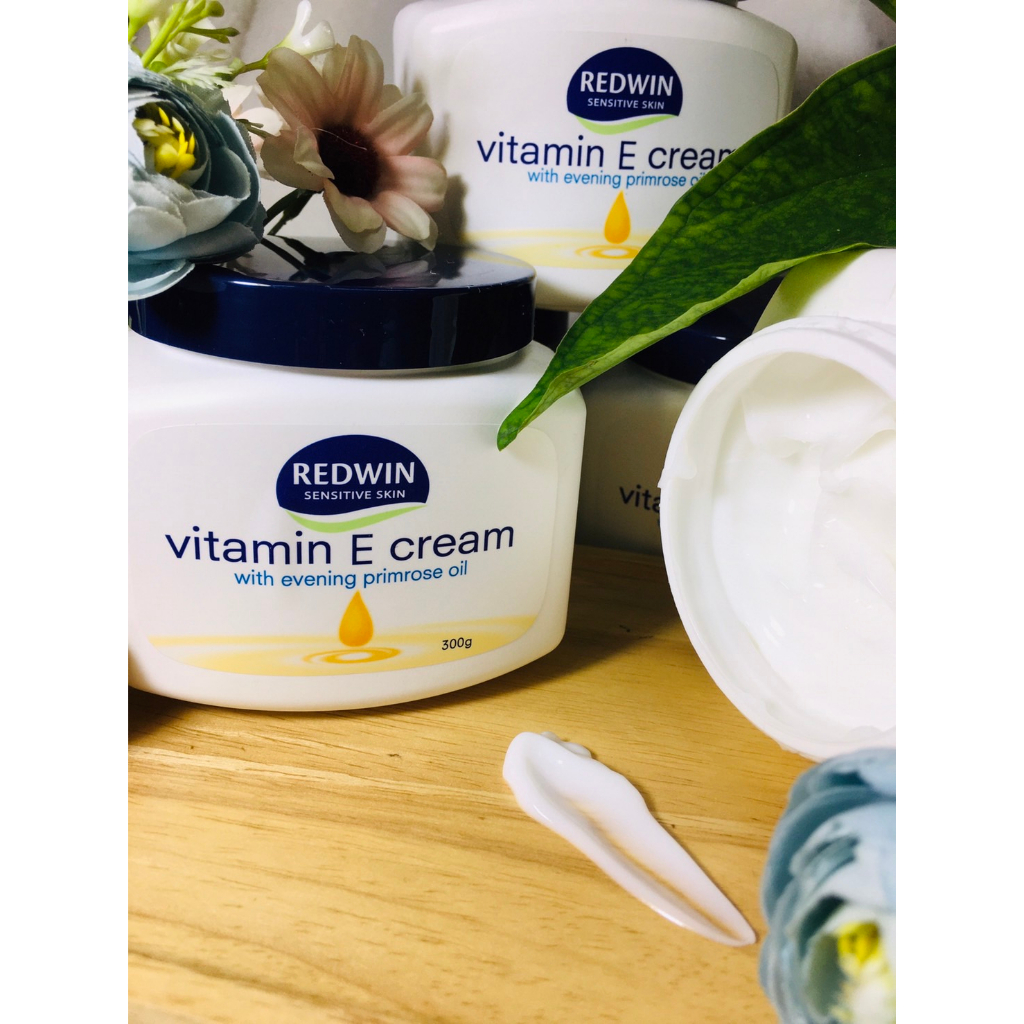 Redwin Vitamin E Cream with EPO (300g) ความชุ่มชื้น ใช้ได้ทั้งผิวหน้า