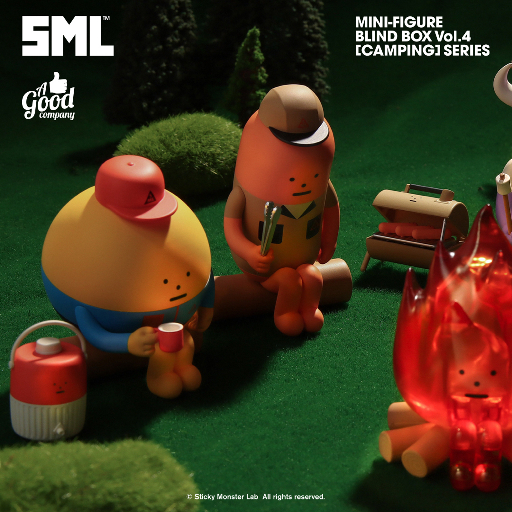 ขายแยก-sml-mini-figure-sticky-monster-lab-vol-4-camping-series