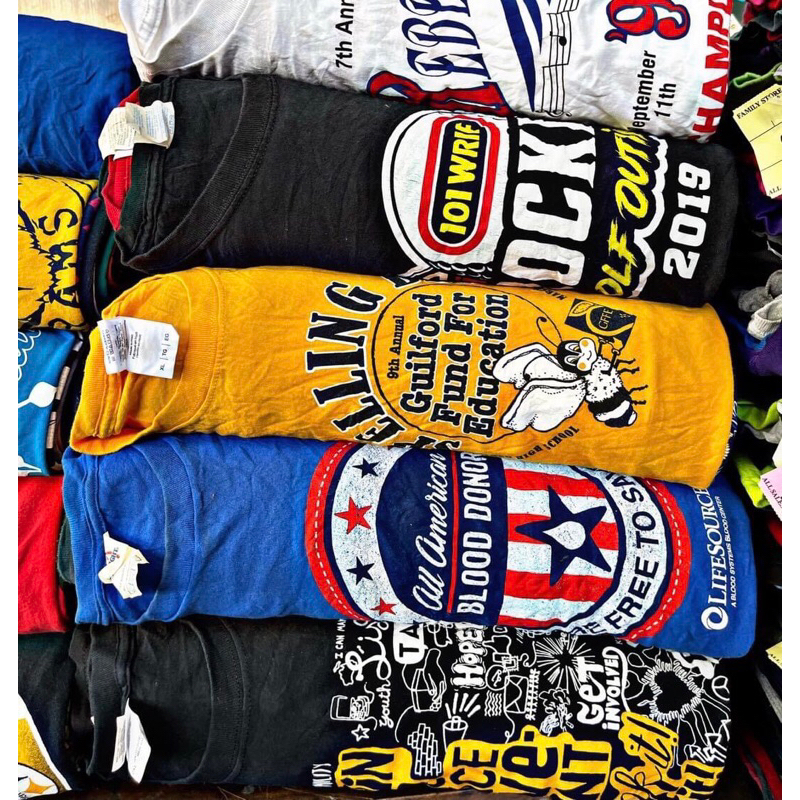 เสื้อยืดมือสอง-เนื้อผ้าคุณภาพ-คัดเกรด-a-สวยๆ-จาก-usa-ซักอบพร้อมใส่