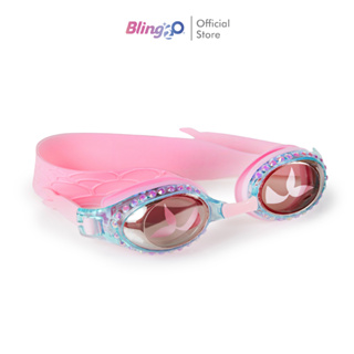 BLING2O แว่นตาว่ายน้ำเด็กยอดฮิตจากอเมริกา MERMAID JEWEL PINK แว่นว่ายน้ำแฟชั่น ใส่สบาย ป้องกันฝ้าและ UV ของใช้เด็กน่ารัก