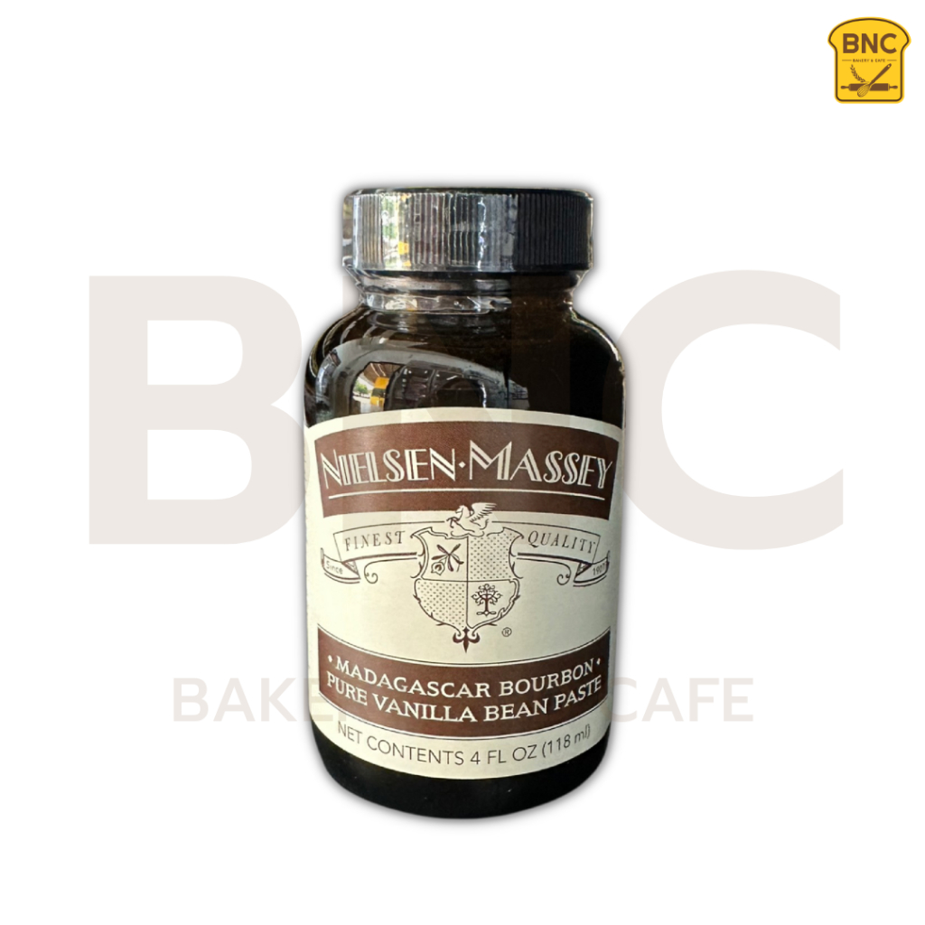 กลิ่นวานิลลาสกัดเข้มข้น-พร้อมเม็ดวนิลา-nielsen-massey-madagascar-bourbon-pure-vanilla-bean-paste-4-oz-118-ml