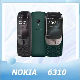 NOKIA 6310 (4G) มือถือปุ่มกดของแท้ ฟีเจอร์โฟน 100% รับประกัน 1 เดือน เหมาะสำหรับผู้สูงอายุและเด็ก