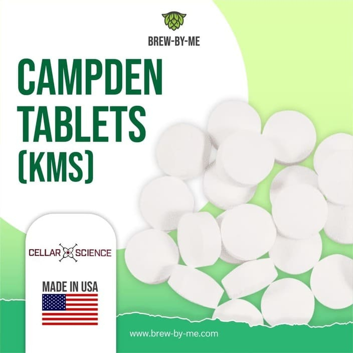 ภาพหน้าปกสินค้าCampden Tablets (KMS) เม็ดละ 6 บาท จากร้าน brewbyme บน Shopee