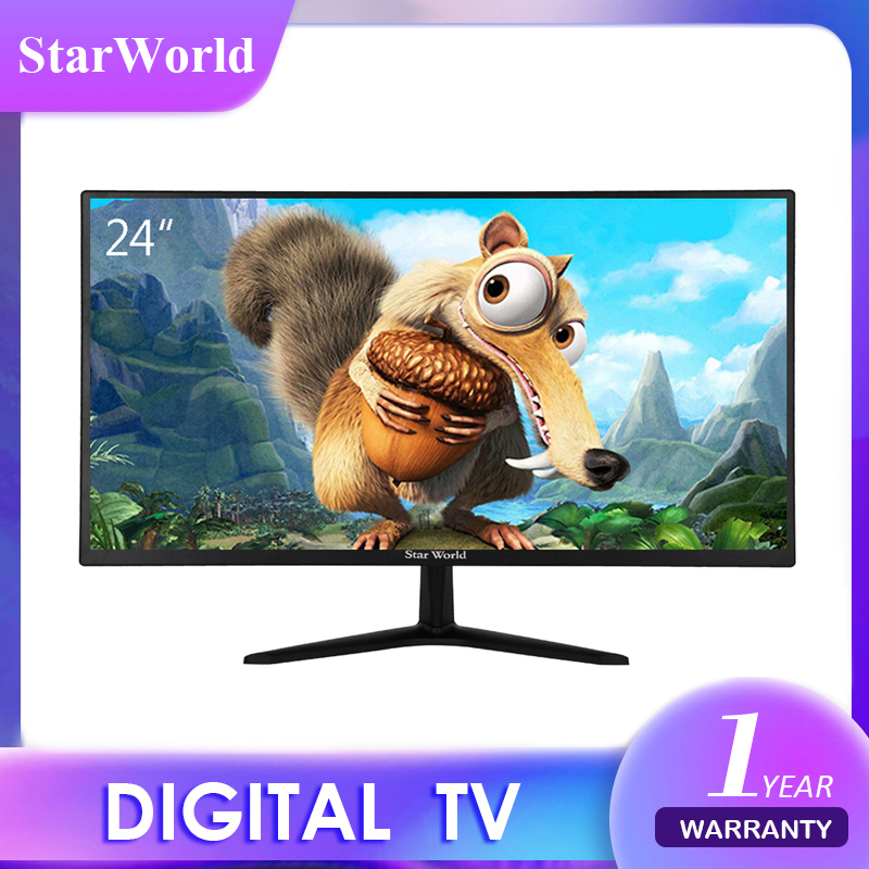 รูปภาพของStarWorld LED TV 24 นิ้ว ทีวี24นิ้วดิจิตอล Full HD ทีวีจอแบน โทรทัศน์ดิจิตอล ใช้ไฟ12vได้ ใช้เป็นจอคอมได้ลองเช็คราคา