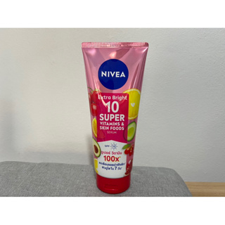 NIVEA Extra Bright 10 Super Vitamin &amp; Skin Foods Serum ขนาด 320 ml