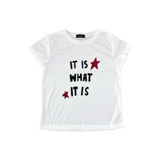 It is what it is baby tee เสื้อเบบี้ที