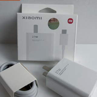 ที่ชาร์จและสายเคเบิล 27W หัวชาร์จ XIAOMI + 6A Type-C สายชาร์จ ซุปเปอร์ชาร์จด่วน Original  Fast charger Adapter