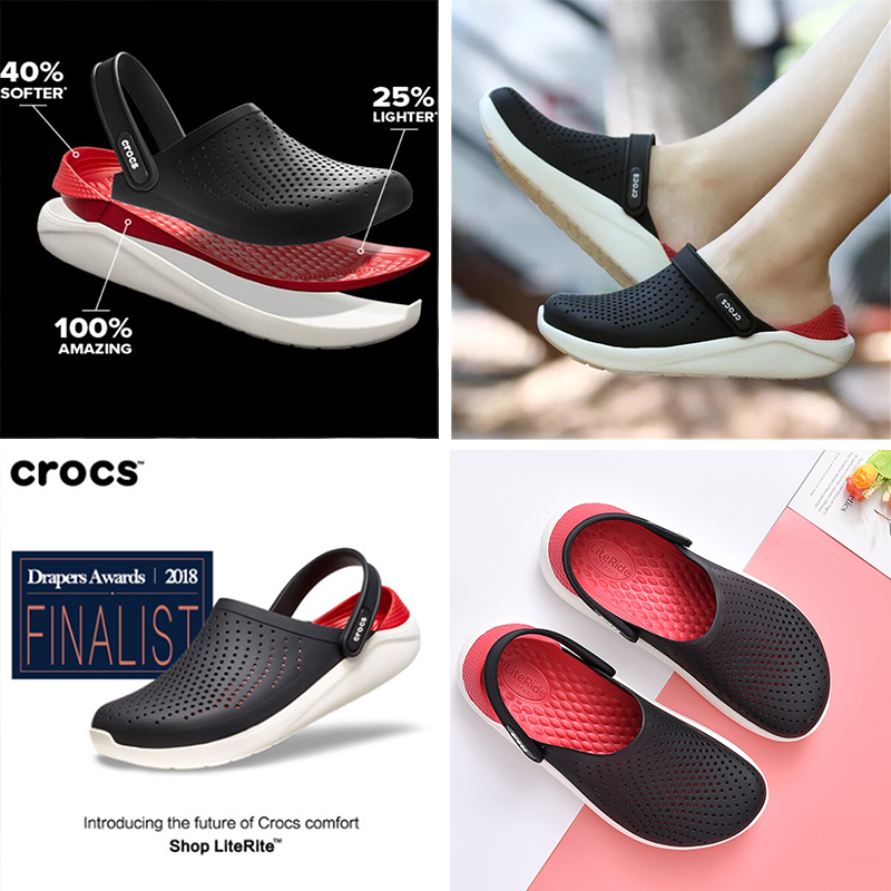 crocs-แท้-literide-clog-รองเท้าแตะ-รองเท้าลำลองผู้ใหญ่-รองเท้าระบายอากาศ-ราคาถูกกว่า-ร้านค้า