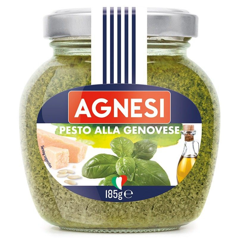 agnesi-pesto-alla-genovese-rosso-sicilliana-calabreseแอคเนซี-เพสโต้-อัลลา-เจโนเวเซ่-ซอสเพสโต้-สูตรดั้งเดิม-185-กรัม