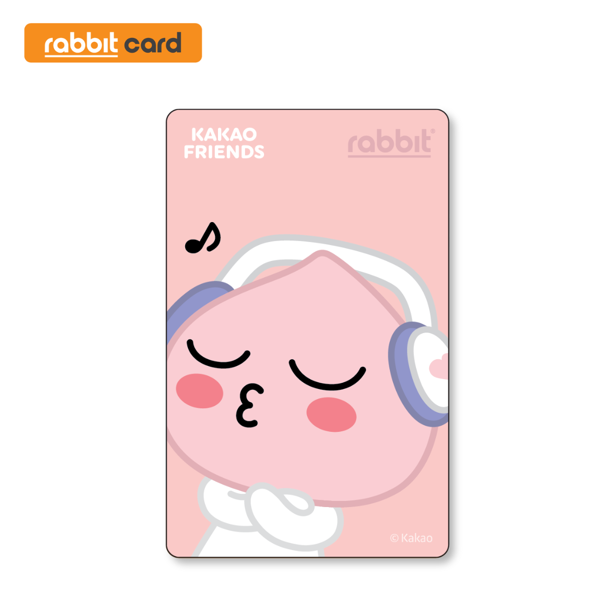 ภาพหน้าปกสินค้าRabbit Card บัตรแรบบิท KAKAO FRIENDS สำหรับบุคคลทั่วไป (APEACH)