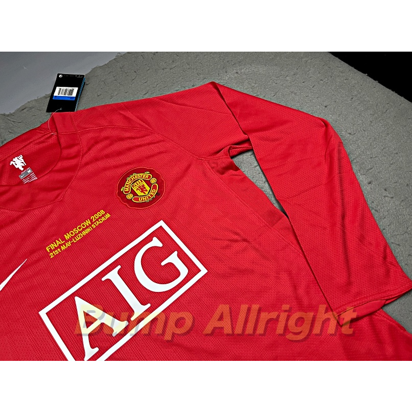 retro-เสื้อฟุตบอลย้อนยุค-แขนยาว-แมน-ยู-เหย้า-man-utd-home-2008-final-moscow-7-ronaldo-เสื้อเปล่า