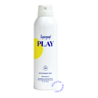 SUPERGOOP! PLAY Antioxidant Mist With Vitamin C Broad Spectrum Sunscreen SPF 50 (177 ml)