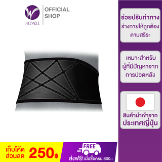 ALLWELL อุปกรณ์ซัพพอร์ตพยุงหลัง VANTELIN Supports Back นำเข้าจากประเทศญี่ปุ่น