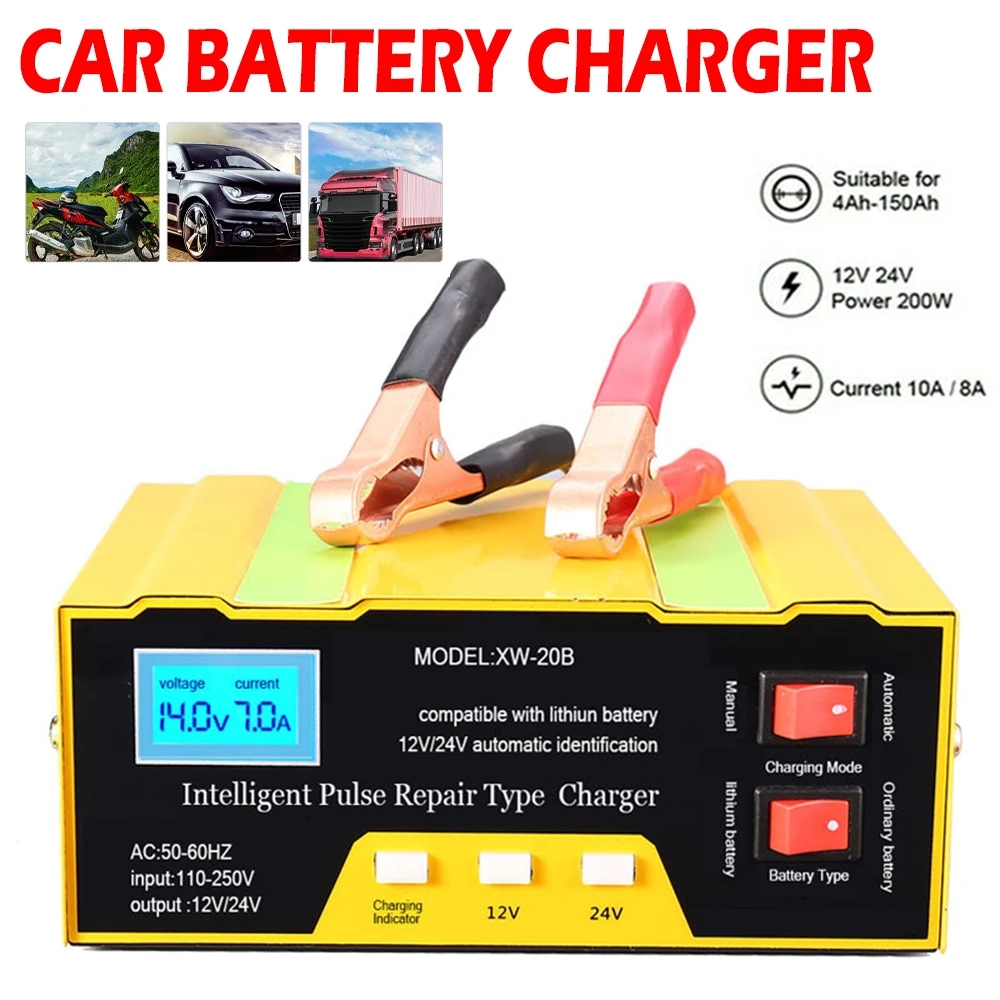 เครื่องชาร์จbattery-เครื่องชาตแบต12v24-ชาร์จแบตเตอรี่-ตู้ชาตแบต-เหมาะกับรถทุกประเภท-ที่ชาจแบตรถยน