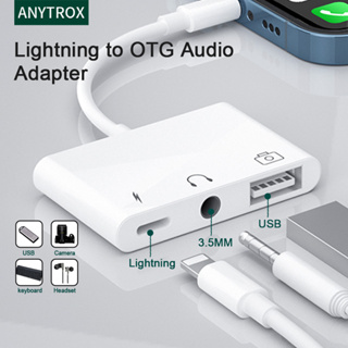 [พร้อมส่ง]ANYTROX 3in1 OTG Card Reader USB 3.0 Flash Drive แจ็คหูฟังเสียง 3.5 มม สามารถชาร์จขณะฟังเพลงได้