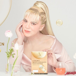 2แถม1 เอ ซีเคร็ต คอลลาเจน เอ ศุภชัย A Secret Multi Collagen plus Vitamin วิตามินเพิ่มเทโลเมียร์ ชะลอริ้วรอย ลดแก่ สิวฝ้า