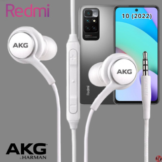 หูฟัง สมอลทอล์ค Redmi 3.5 mm In-Ear เรดมี่ 10 (2022) และทุกรุ่น อินเอียร์ เสียงดี เบสหนัก สายถัก มีปุ่มปรับระดับเสียงได้