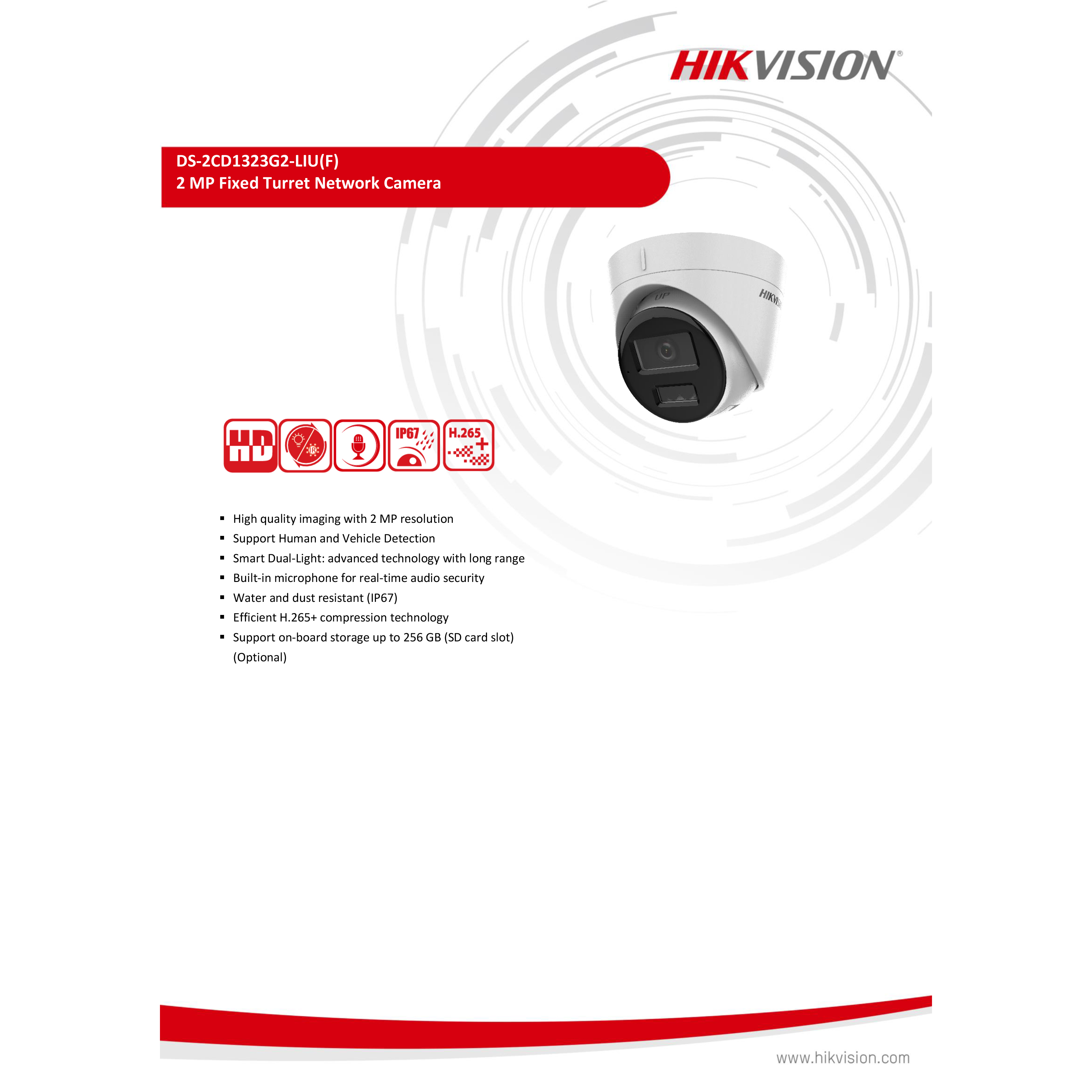 hikvision-ds-2cd1323g2-liu-2-8-mm-กล้องวงจรปิดระบบ-ip-2-mp-มีไมค์ในตัว-เลือกปรับโหมดเป็นภาพสี-24-ชม-หรือขาวดำได้